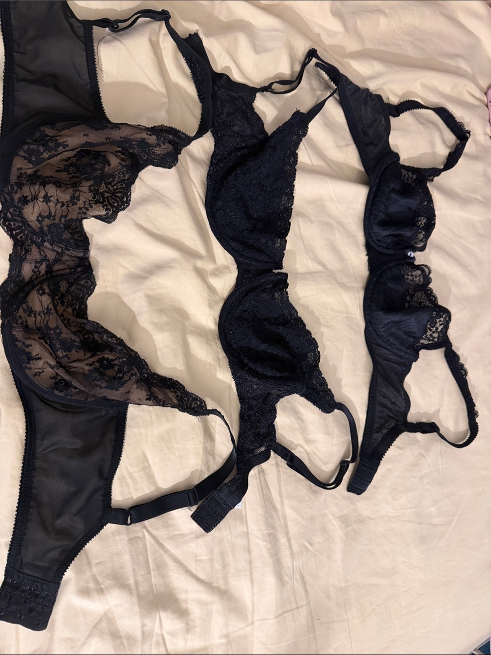 Vintage Lace Unlined Bra bundle - 34D